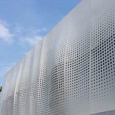 Corrugated Metal Panel Facade