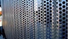 Curved Perforated Metal Panel